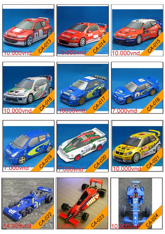 Bán mô hình giấy 3D chưa thành phẩm với 3,000 mẫu. - 9