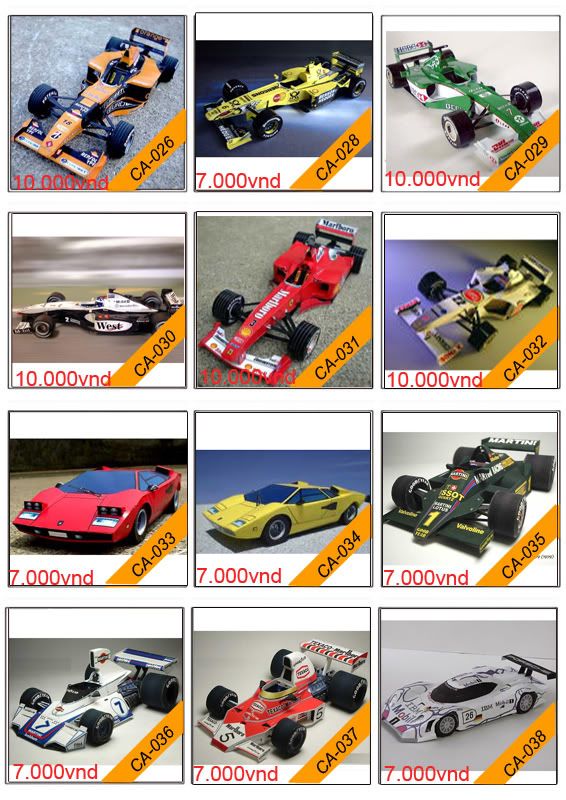 Bán mô hình giấy 3D chưa thành phẩm với 3,000 mẫu. - 10