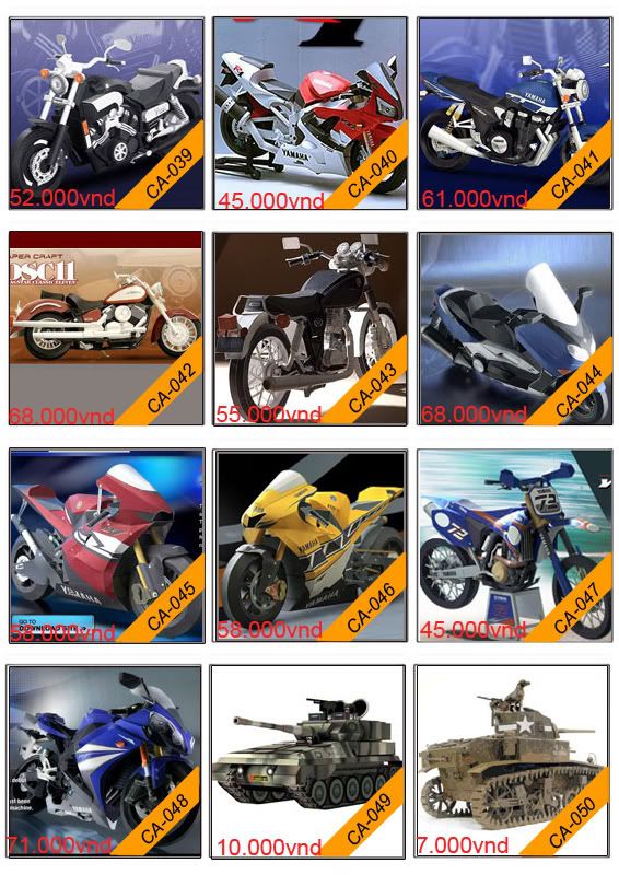 Bán mô hình giấy 3D chưa thành phẩm với 3,000 mẫu. - 11