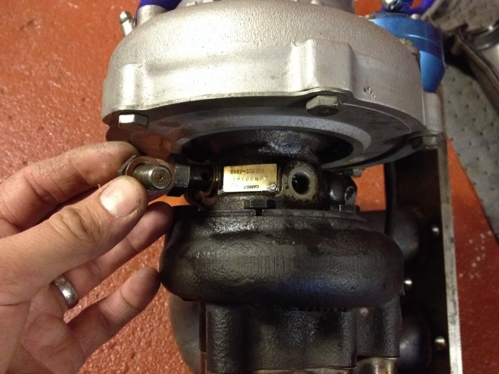 Turbo Oil Feed Banjo Restriction Mazda MX5 Miata