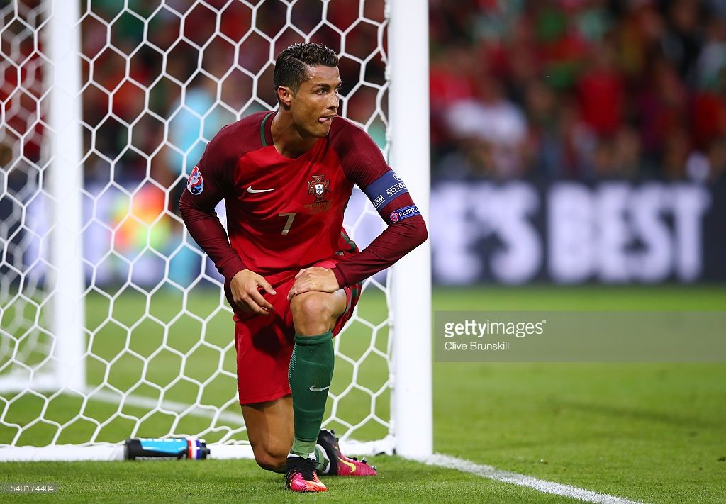  photo Cristiano Ronaldo of Portugal reacts during the UEFA EURO 2016 Group F match between Portugal and Iceland.jpg