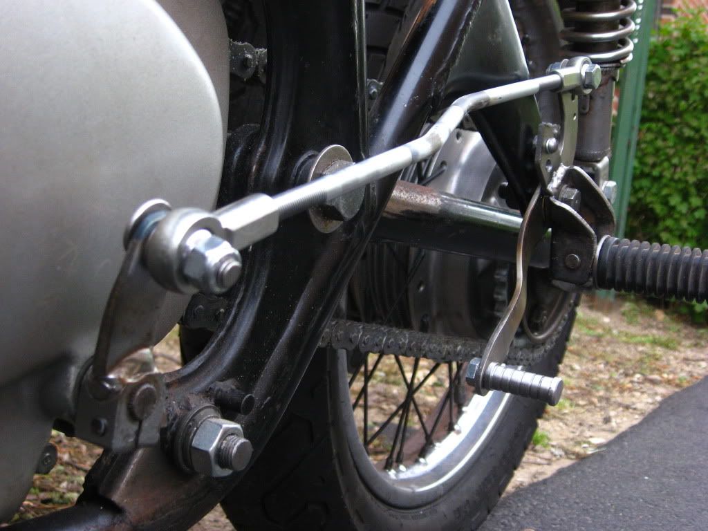 Pic request homemade cb750 forward controls