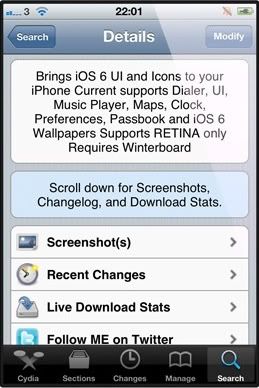 Turn iOS 5 to iOS 6