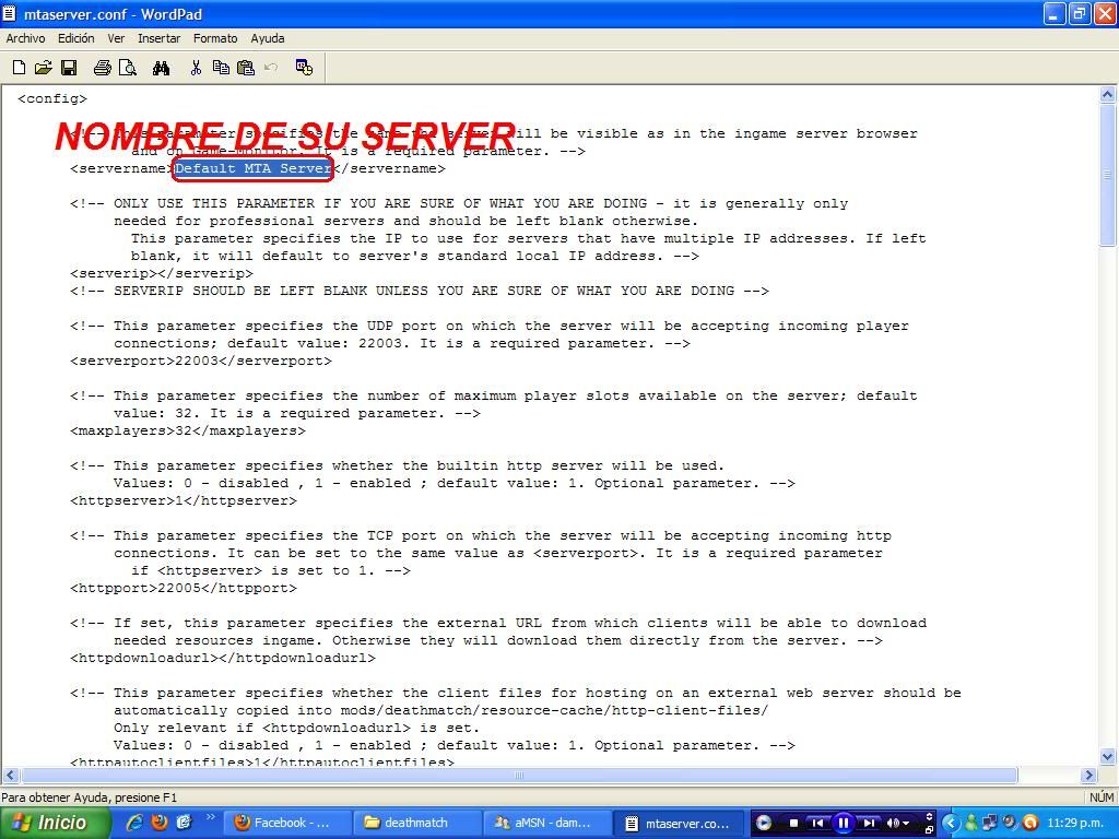 como crear un server como crear un server