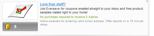 Email conformation offer