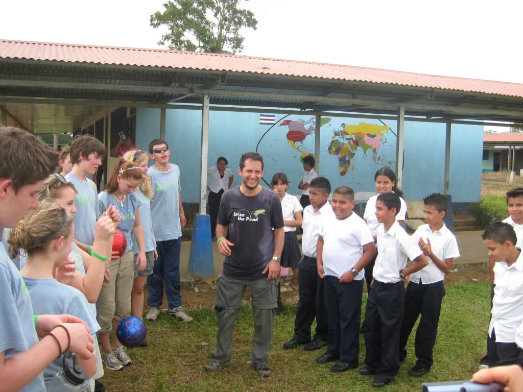 Our guide Brian after being drenched by water balloons Our guide Brian after being drenched by water balloons