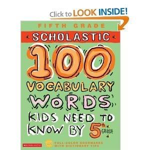 Vocabulary Words And Definitions For 5Th Grade