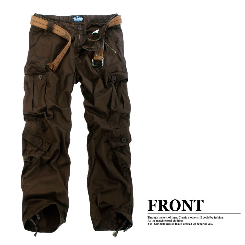 brown cargo pants matching shirt