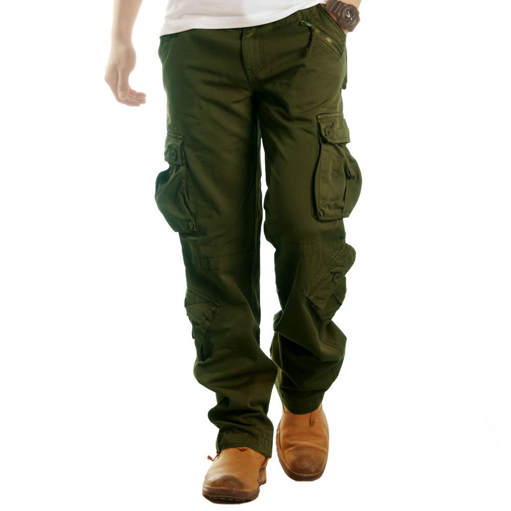 baggy combat trousers