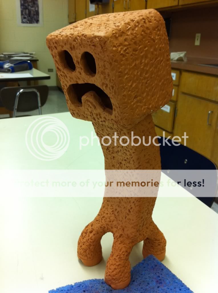 Clay Creeper Statuette [FINISHED] Fan Art Show Your Creation