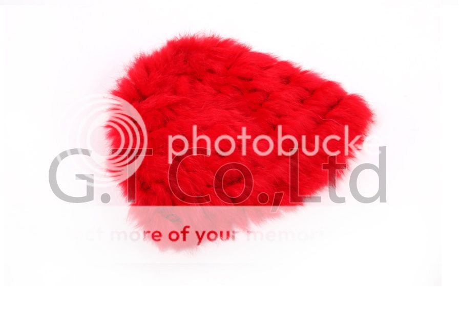 0260 Real Rabbit Fur Hat Winter Fur Headdress Warm Fashion Cap Hats 