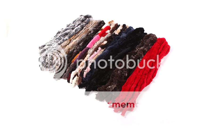 0019 Rex rabbit Fur Beauty women scarf neck warmer scarf/wrap/cape 