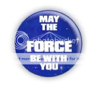 Star Wars May The Force Be With You 1 Pin Button Badge  