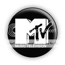 MTV Logo 1 Pin Button Badge (80s Eighties Retro)  