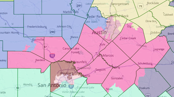 US House Redistricting: Texas