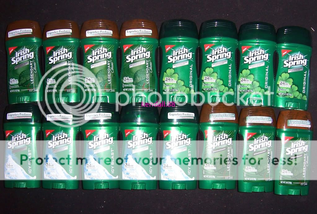 16 Irish Spring Deodorant Antiperspirant Original Icy Blast Legendary 